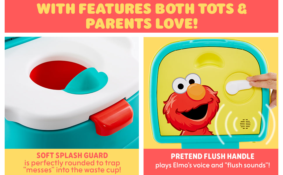 Kolcraft Sesame Street Elmo Hooray! 3-in-1 Potty
