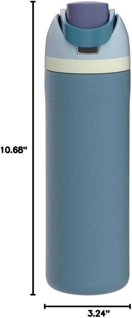 Owala FreeSip 24oz Stainless Steel Water Bottle Leak-Proof Straw