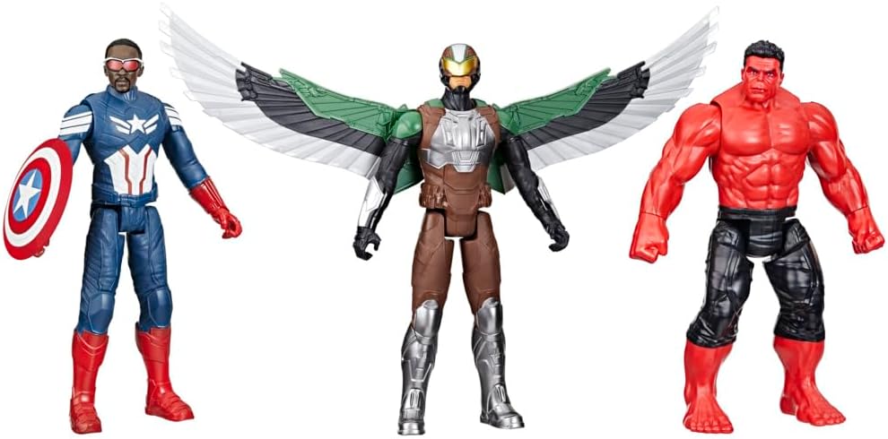 Marvel Avengers Captain America: Brave New World Titan Hero Series Multipack