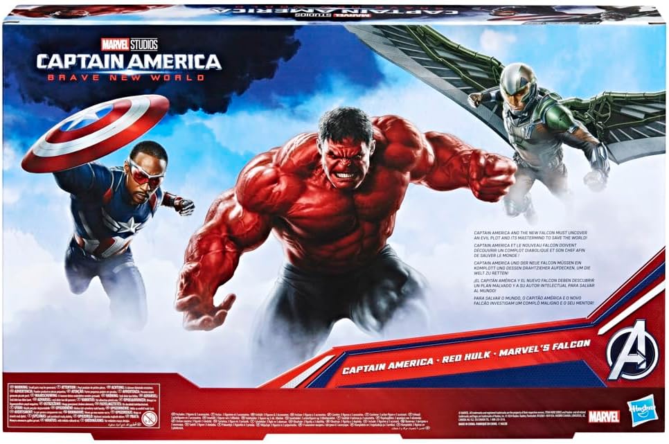 Marvel Avengers Captain America: Brave New World Titan Hero Series Multipack