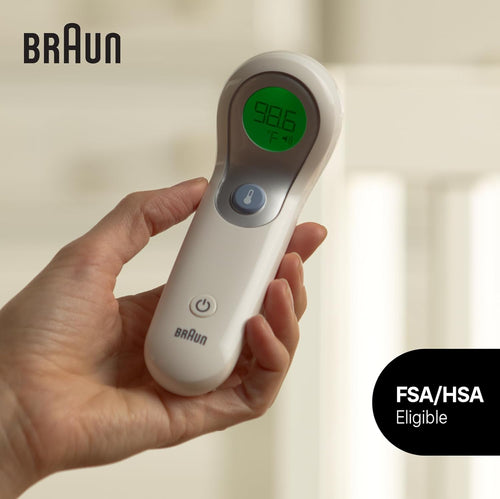 Braun No Touch Forehead Thermometer NTF3000 — Check Fever in 2 Seconds Without Waking Your Child