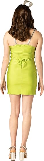 Imposta Costumes Women Mountain Dew Dress w/ Hair Accessory Green Size Medium