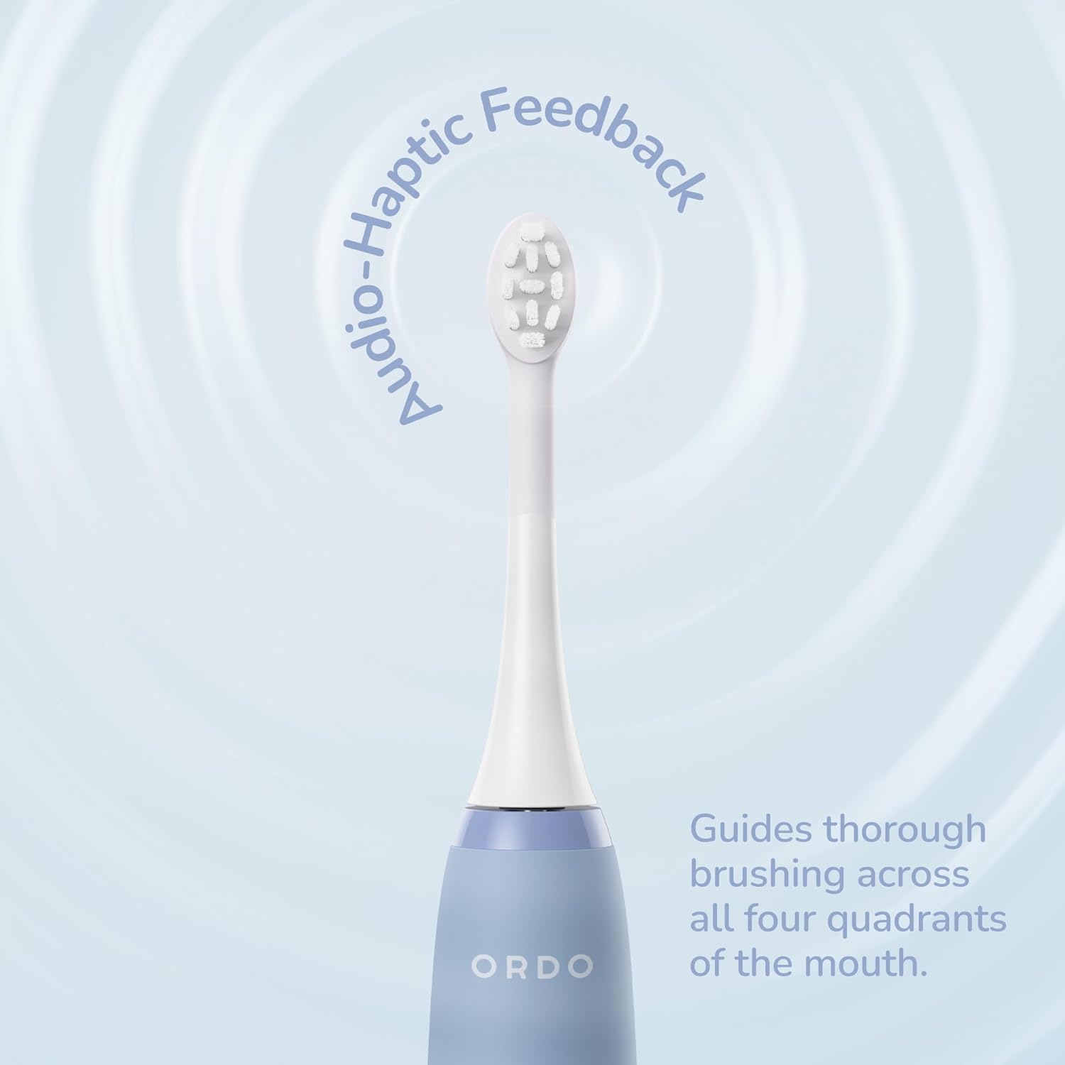 ORDO Sonic Kids Rechargeable Toothbrush - Squishmallows Samir - Blue