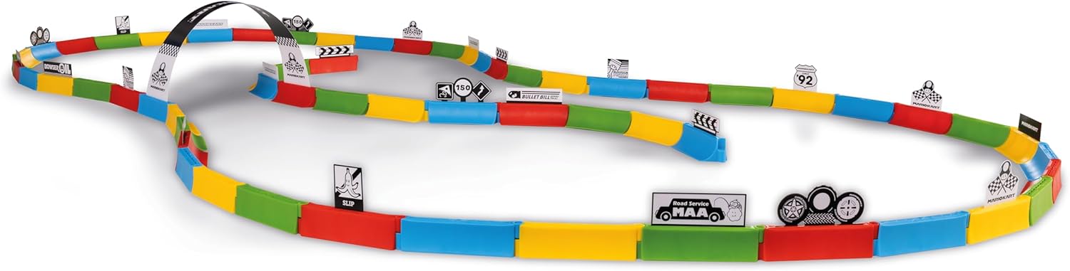 Carrera RC Mario Kart Tabletop Toy Racetrack Set Featuring Mario and Luigi
