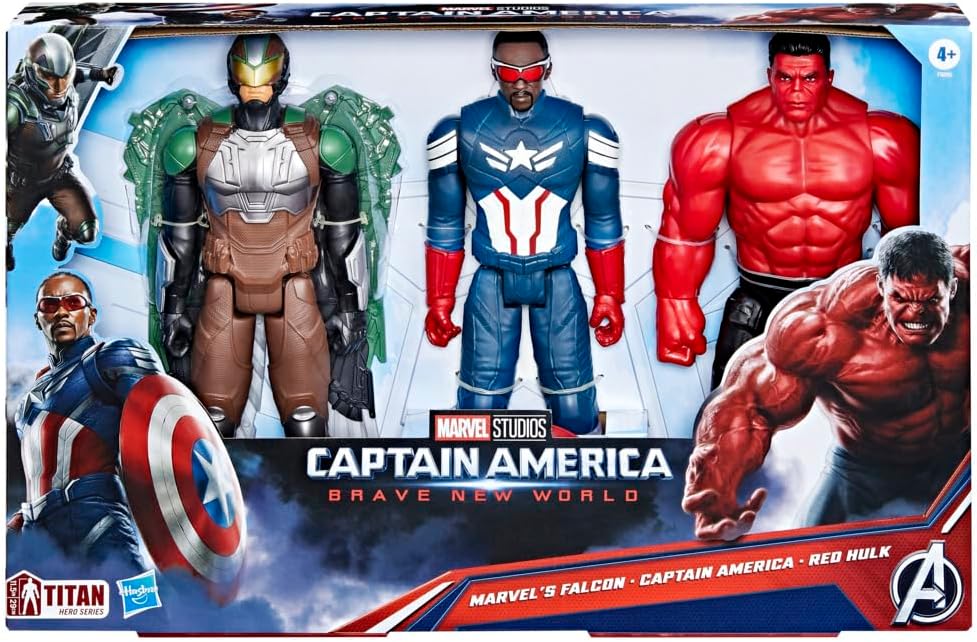 Marvel Avengers Captain America: Brave New World Titan Hero Series Multipack