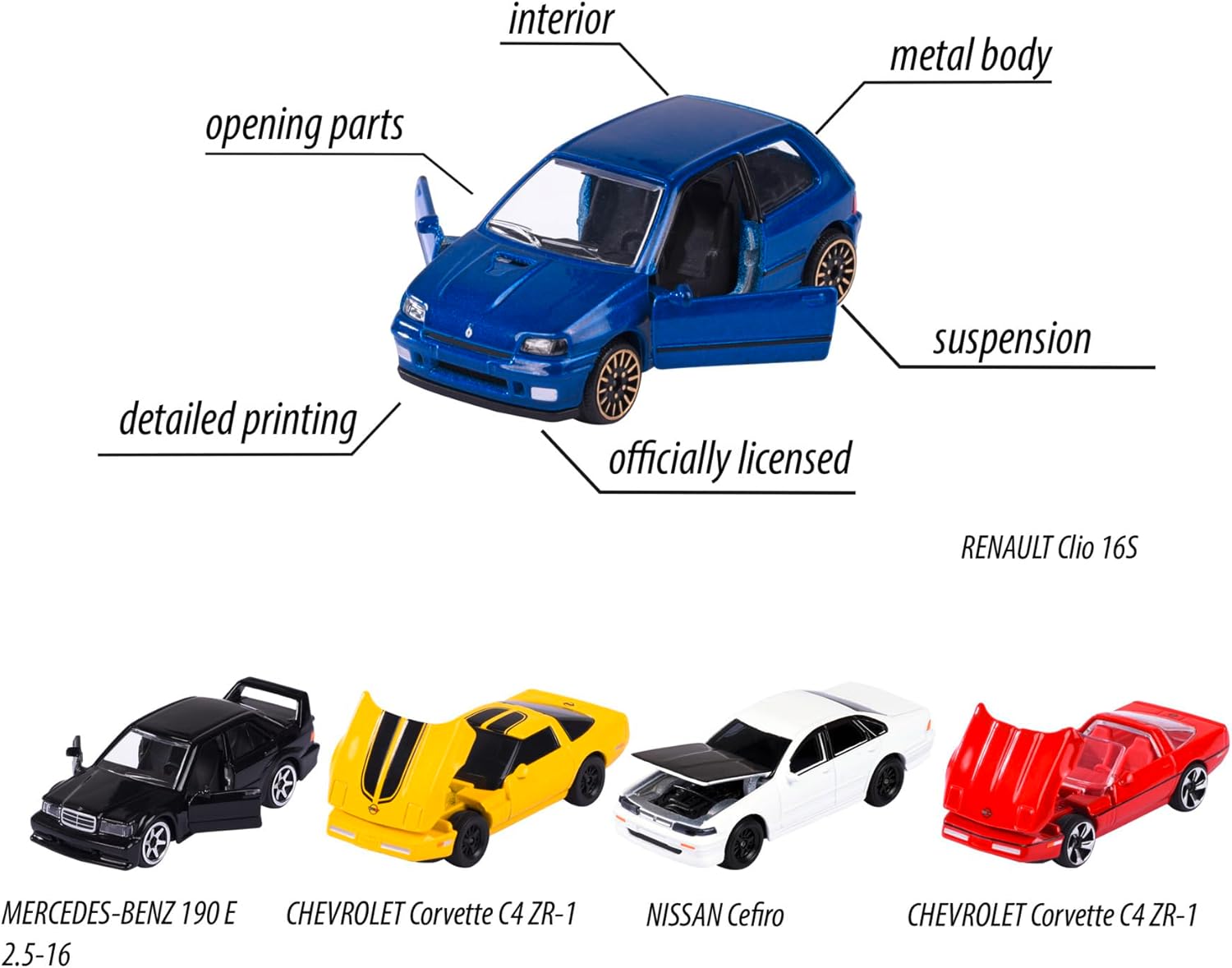 Majorette Youngster Diecast Vehicles Giftpack - 5pc