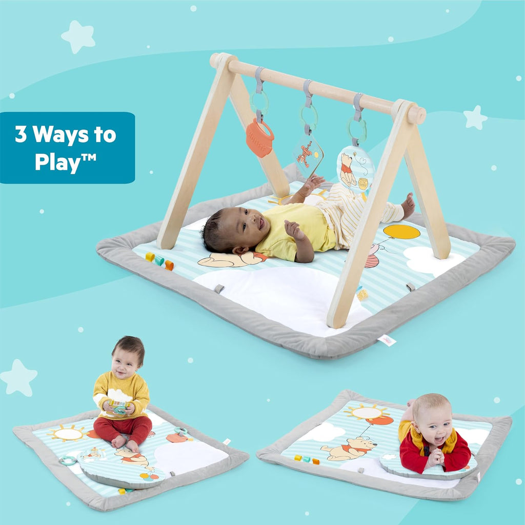 Bright Starts Winnie The Pooh Once Upon a Tummy Time Baby Playmat