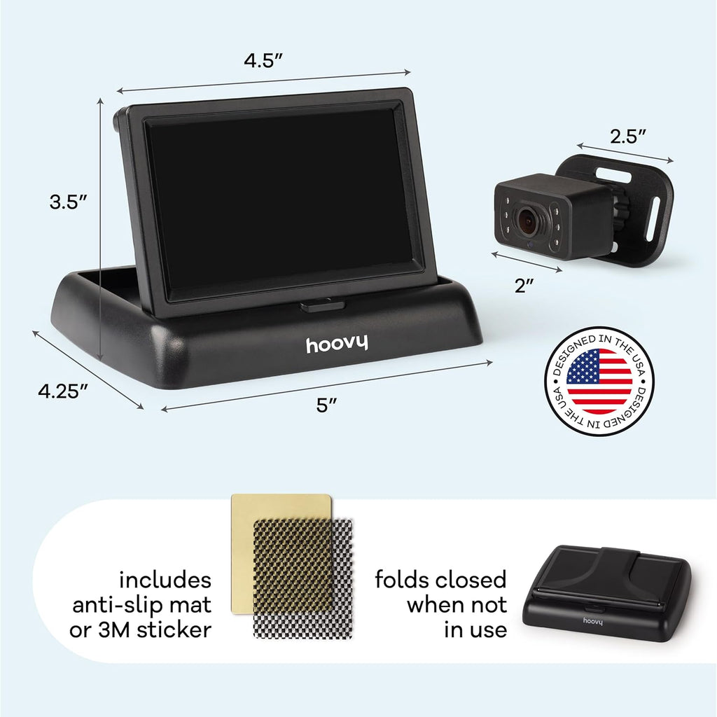 Hoovy Easy To Install Baby Car Camera Monitor with HD Real Time