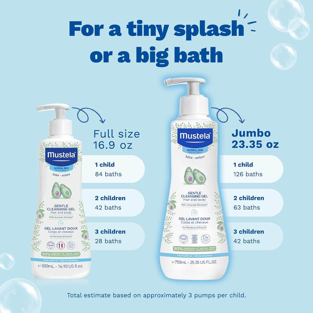 Mustela No Rinse Cleansing Baby Micellar Water - 25.35 fl oz