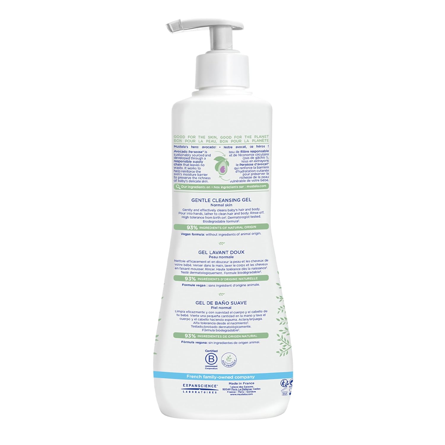 Mustela No Rinse Cleansing Baby Micellar Water - 25.35 fl oz