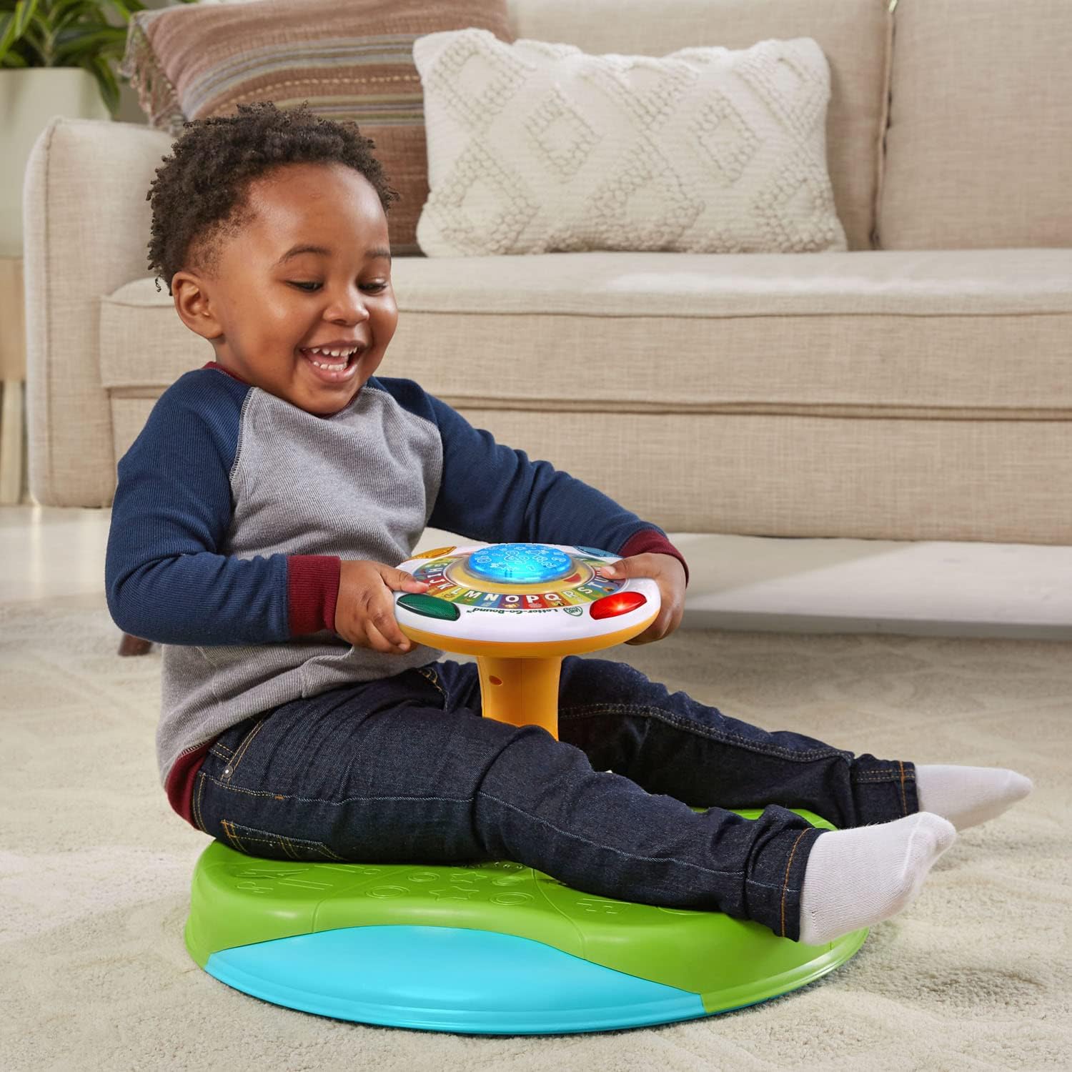 LeapFrog Letter-Go-Round Educational Learning Toy for Toddlers and