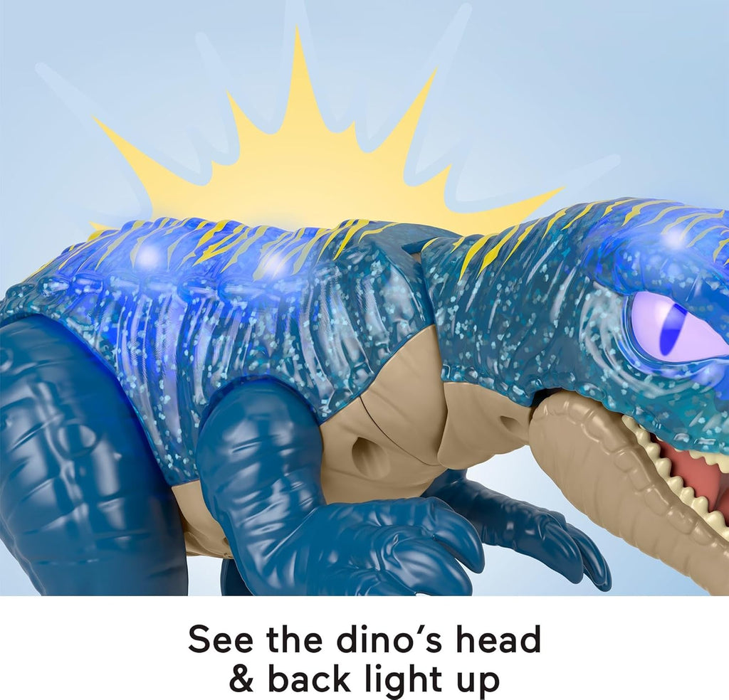 Fisher-Price Imaginext Jurassic World Growl & Glow Baryonyx Dinosaur with Lights