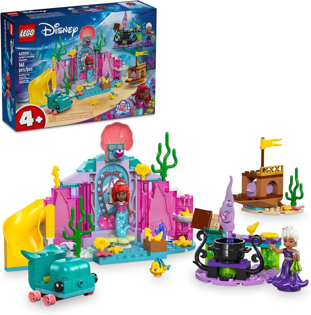 LEGO Disney Princess Ariel Crystal Cavern and Treasure Chest 43254