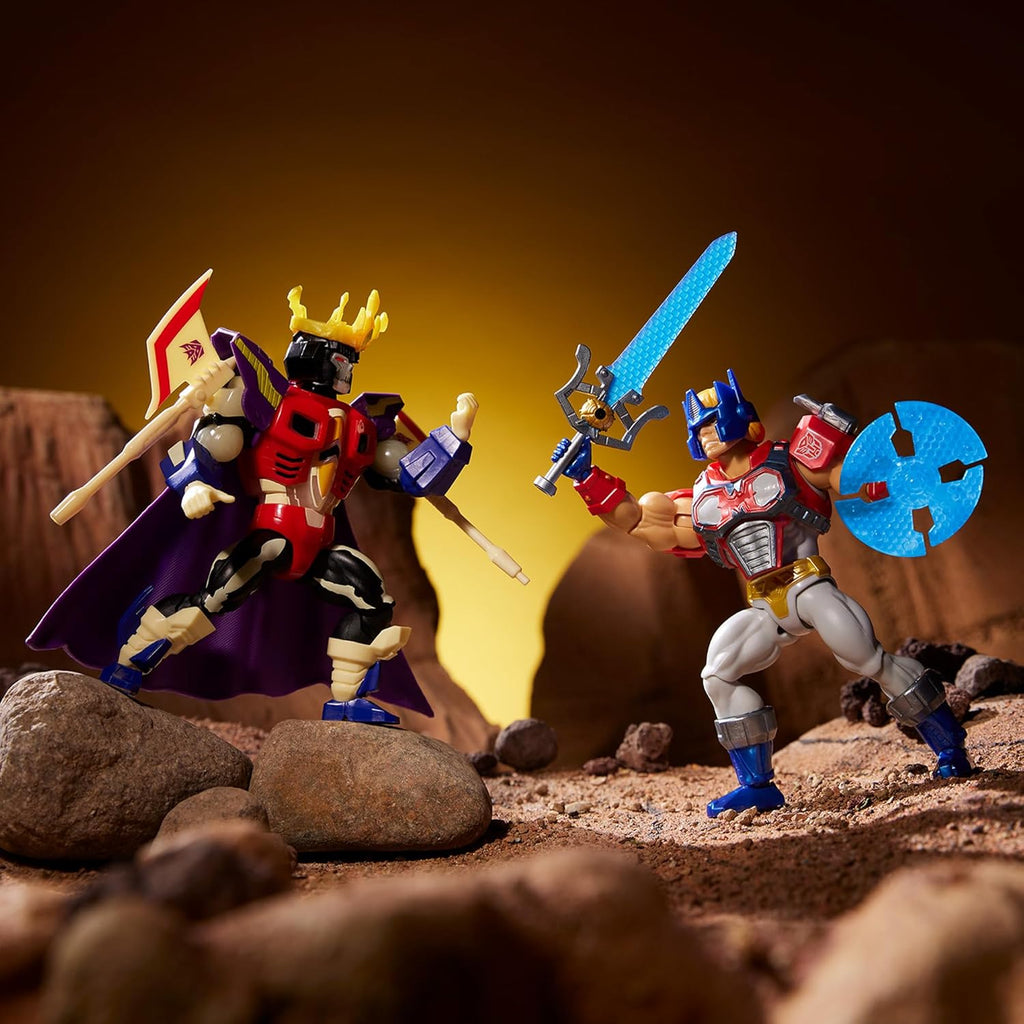 Masters of the Universe Origins x Transformers Optimus Prime Armor He-Man Action