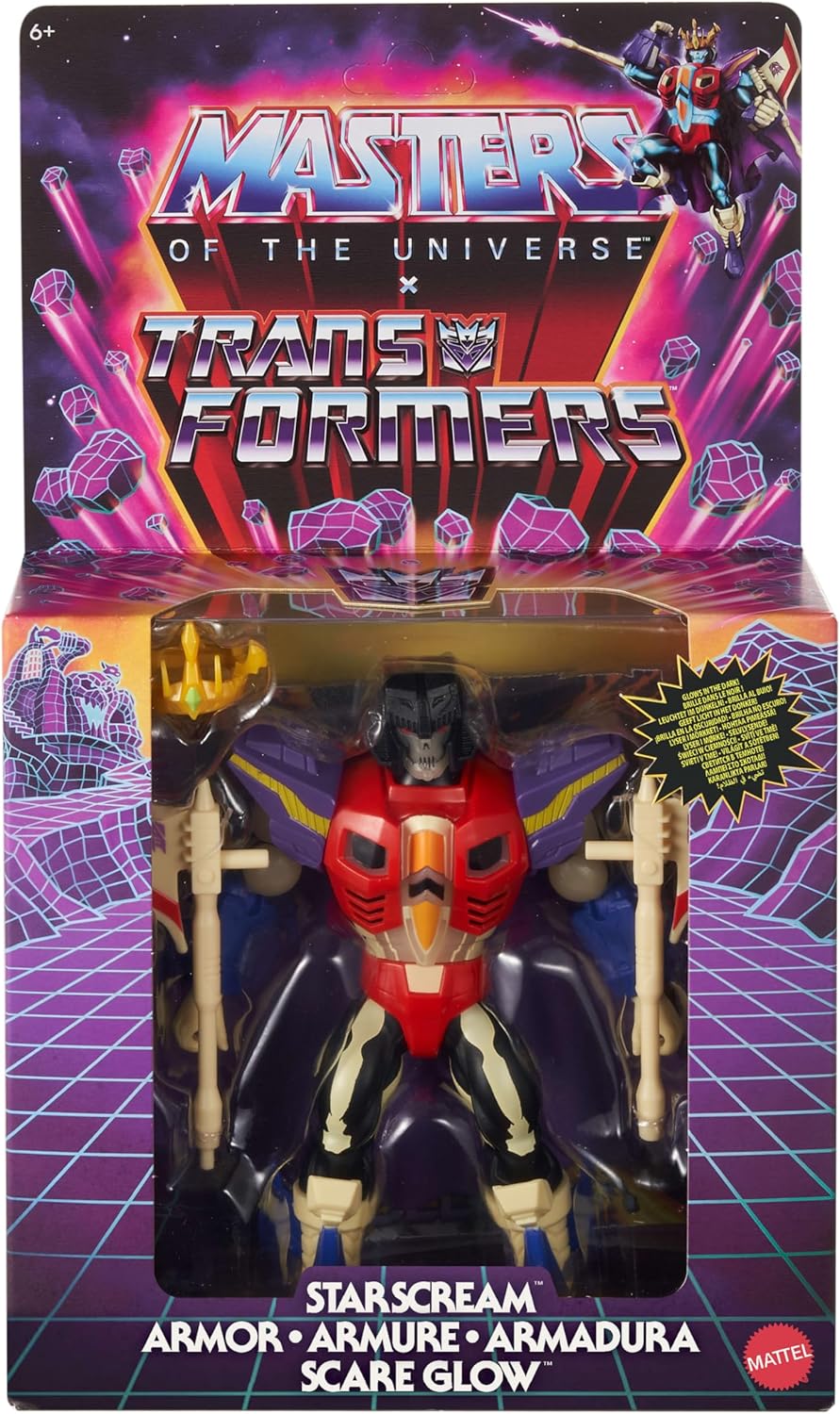 Masters of the Universe Origins & Transformers Starscream Armor Scare