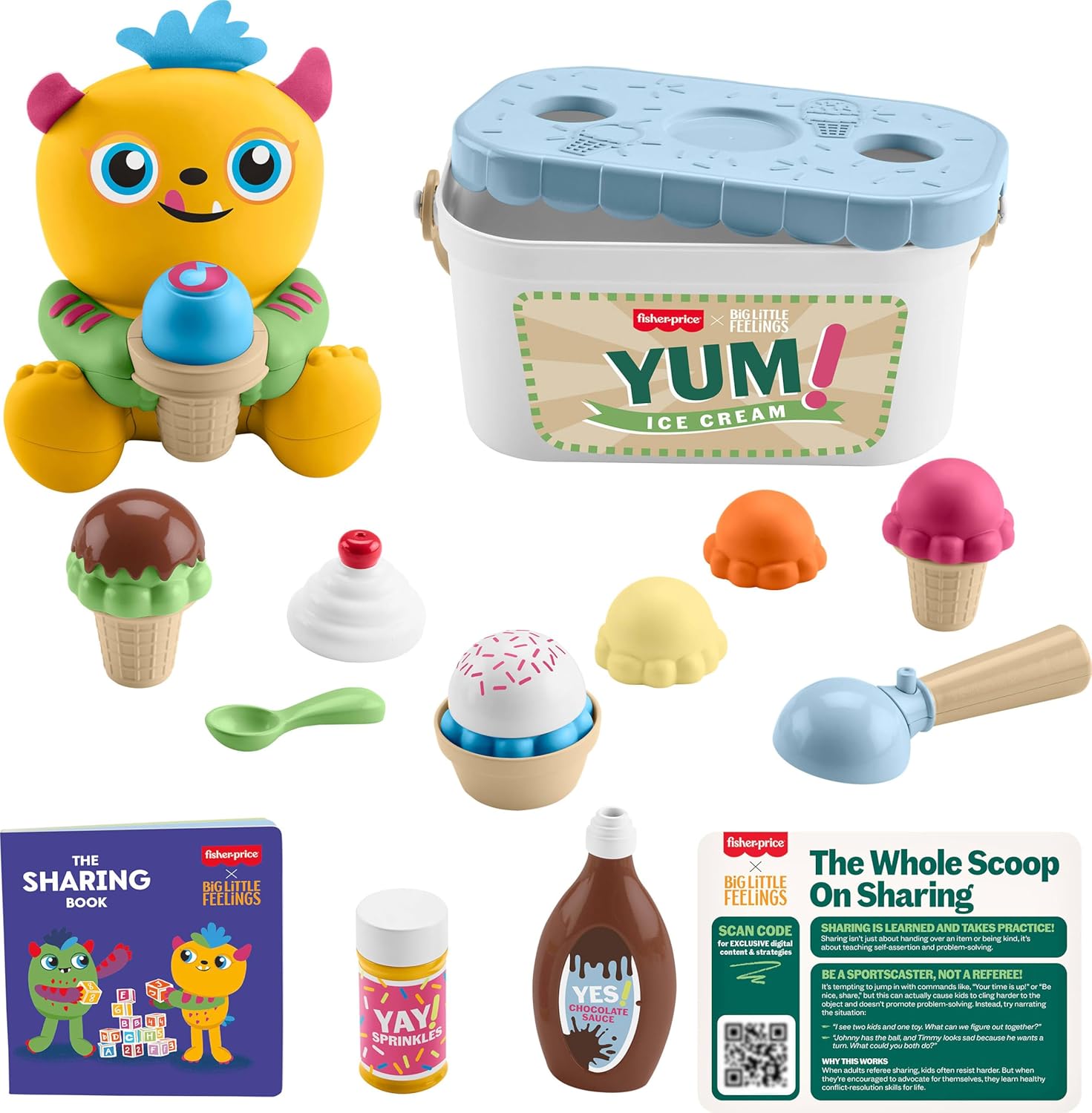 Fisher-Price Big Little Feelings The Sharing Kit / Set - Toys &