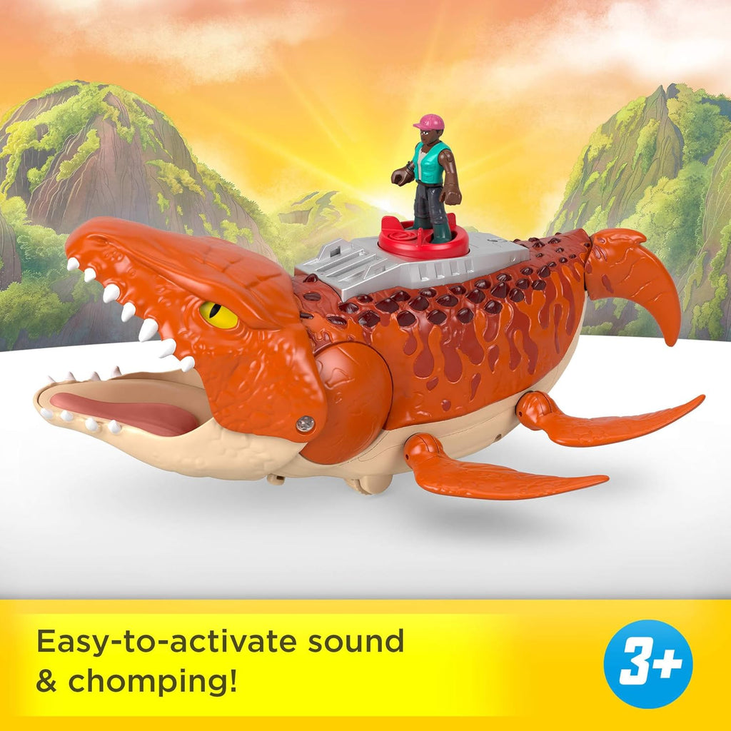 Fisher-Price Imaginext Jurassic World Rebirth Aqua Chomp Chase