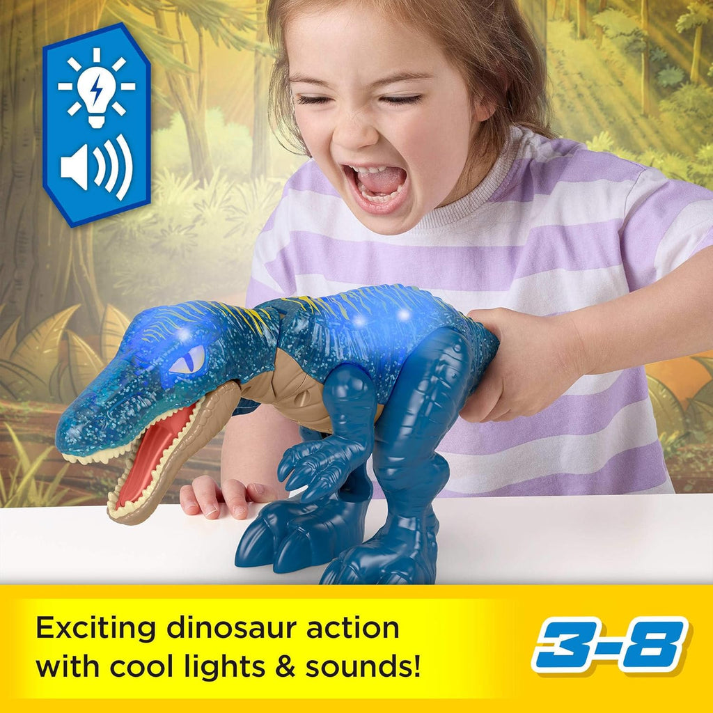 Fisher-Price Imaginext Jurassic World Growl & Glow Baryonyx Dinosaur with Lights