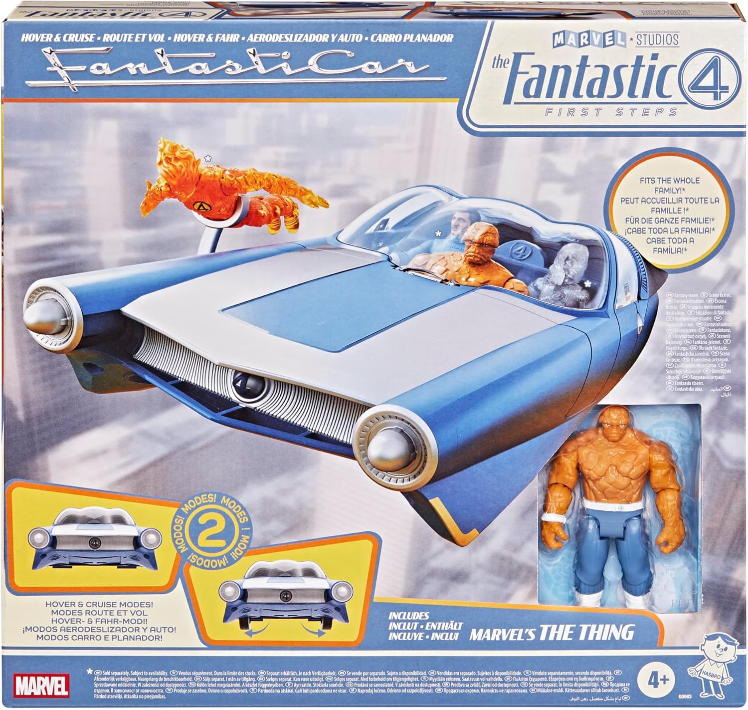 Marvel Studios The Fantastic Four Epic World of Action Hover & Cruise