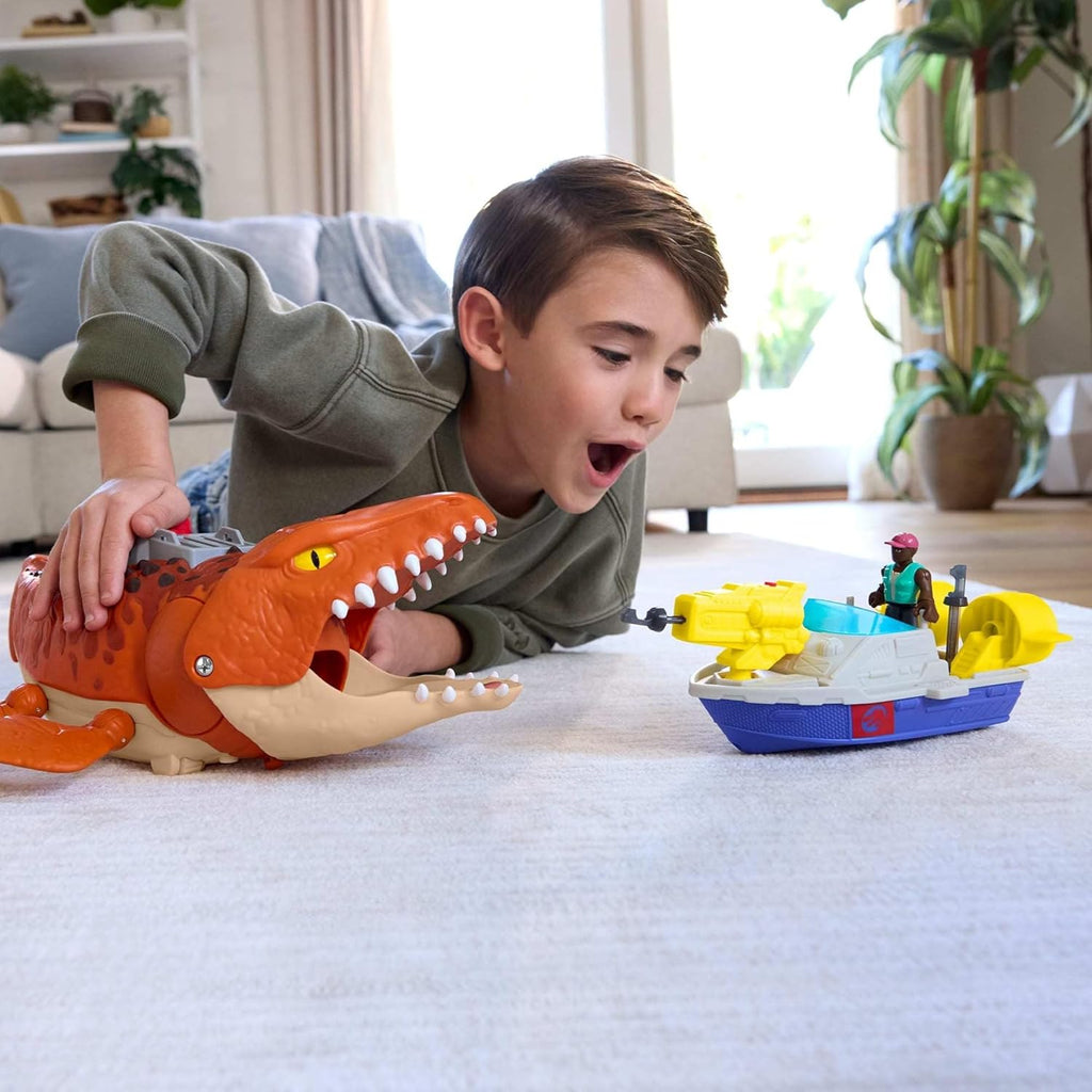 Fisher-Price Imaginext Jurassic World Rebirth Aqua Chomp Chase