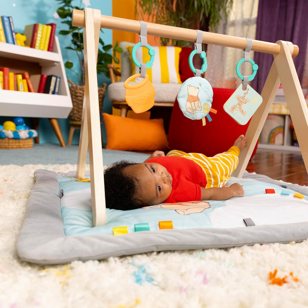 Bright Starts Winnie The Pooh Once Upon a Tummy Time Baby Playmat