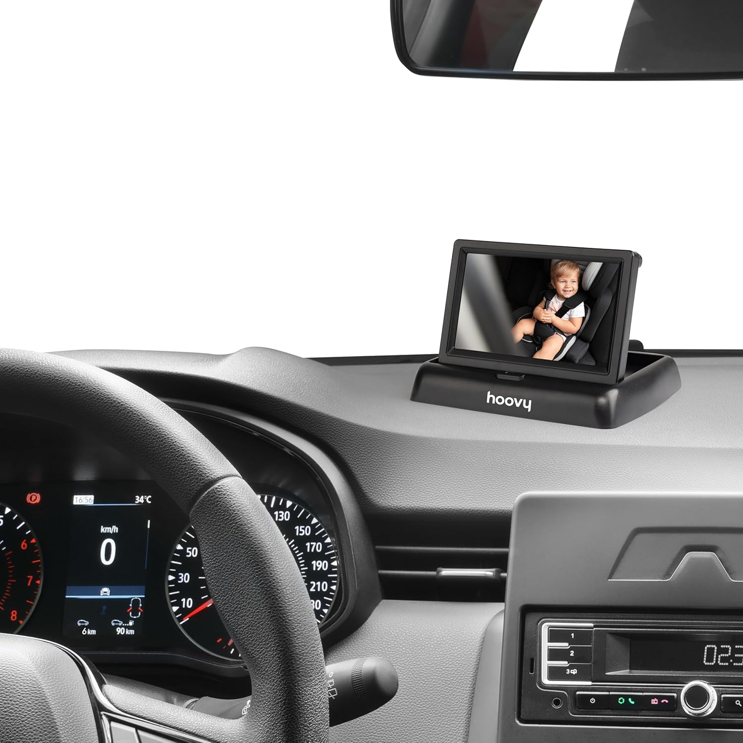 Hoovy Easy To Install Baby Car Camera Monitor with HD Real Time