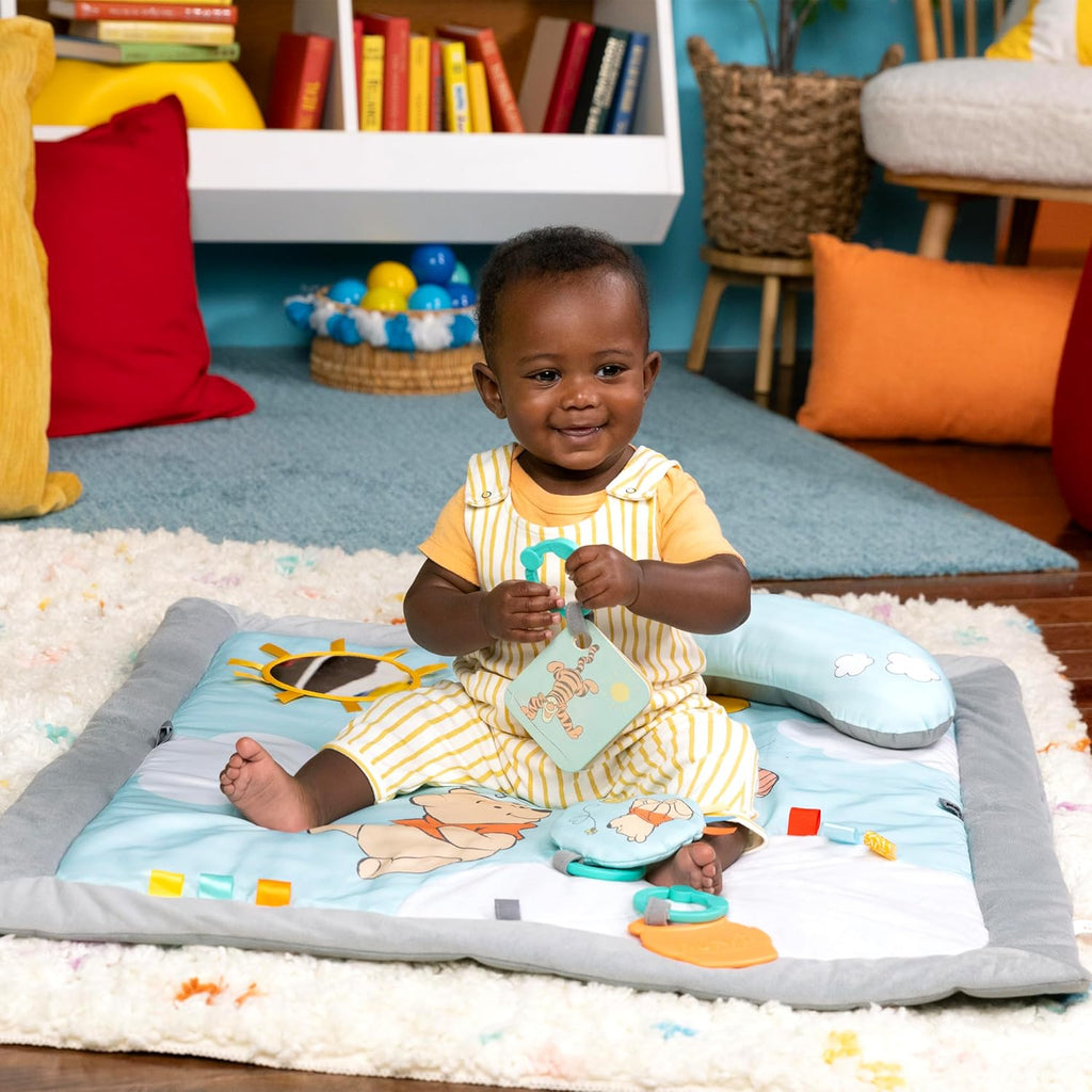 Bright Starts Winnie The Pooh Once Upon a Tummy Time Baby Playmat