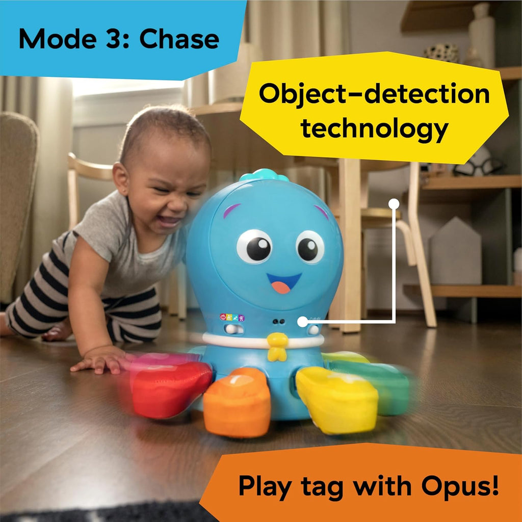 Baby Einstein Go Opus Go 4-in-1 Crawl and Chase Baby Learning Toy