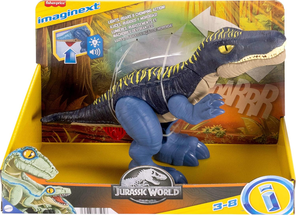 Fisher-Price Imaginext Jurassic World Growl & Glow Baryonyx Dinosaur with Lights