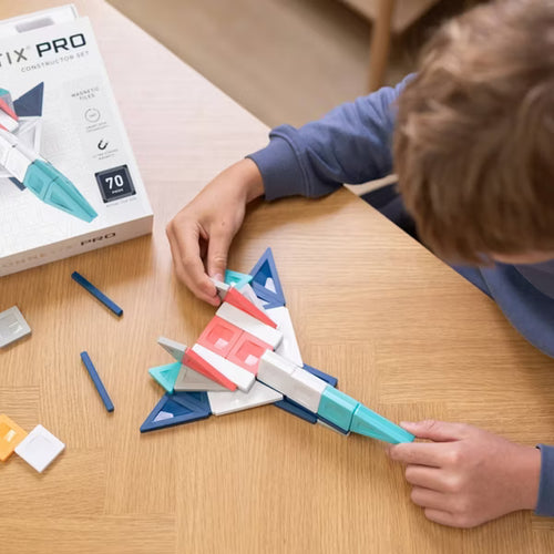 CONNETIX Magnetic Tiles Constructor Set 70pc: Educational Focus on Creative