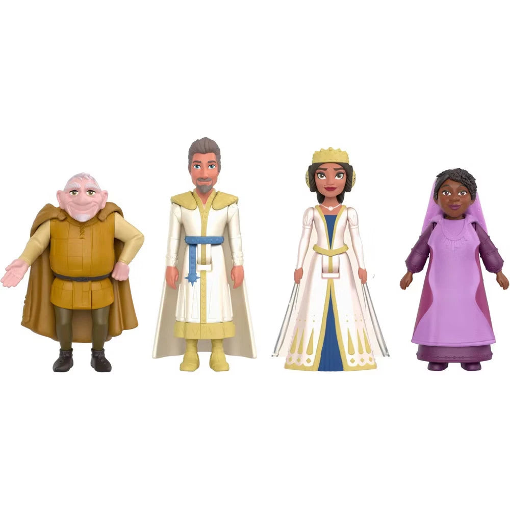 Disney Wish Kingdom of Rosas Character Small Doll Set 10 Posable Mini